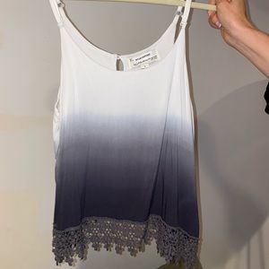 Vintage Havana white and grey tank top